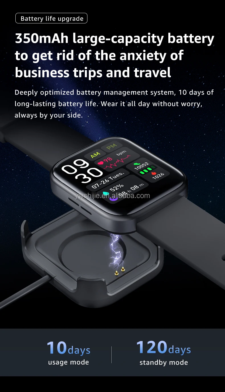 New Arrival 1.69 Inch GTS4 Lithium Battery TFT Screen GPS Position Tracking Smart Watch Bracelet