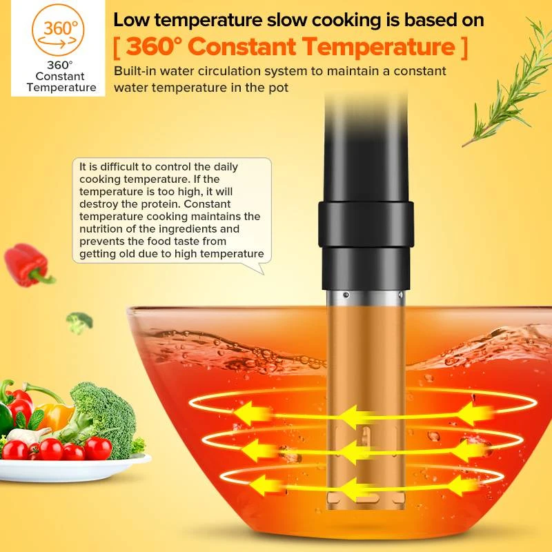 Ootd Sous Vide Stick Low Temperature Thermal Immersion Professional