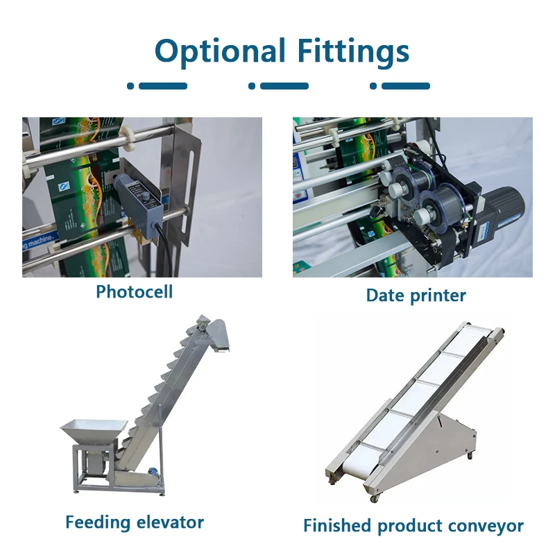 Multifunction Sachet Vertical Form Filling Sealing Automatic VFFS Powder Spice Sugar Granule Tea Bag Packaging Packing Machines - Image 6