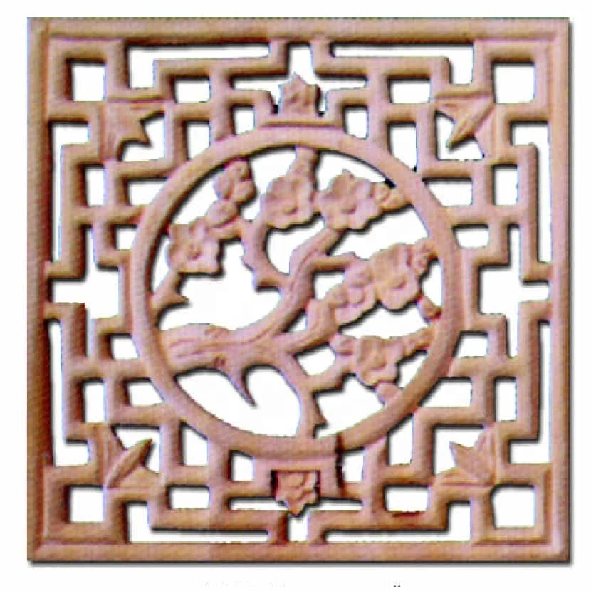 CNC Cut  Wood Panel Pattern for  Decorative Interior windows