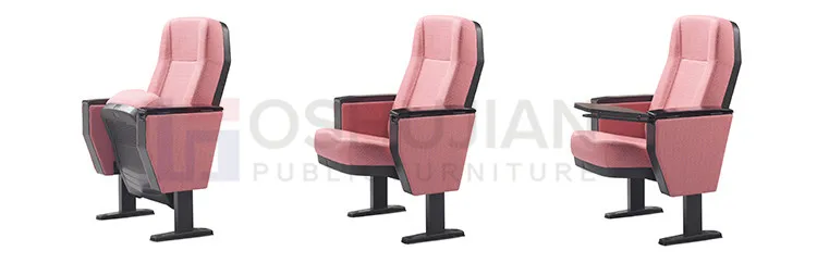 Standard movie armrests meeting lecture room chair conference lecture hall seat