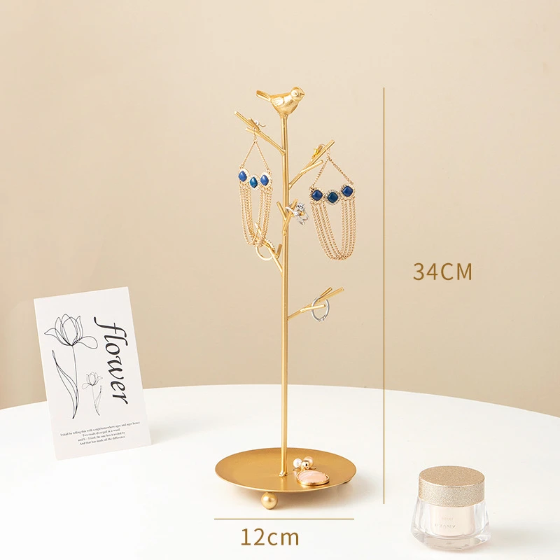 Jewelry Organizer Stand Necklace Organizer Holder Tree Earring Display ...