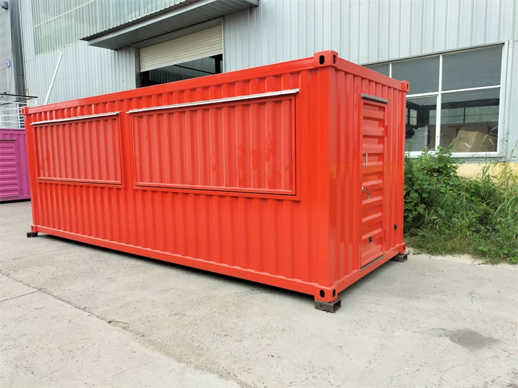 Commercial Modular Kitchen Shipping Container Store Prefab Container Shop