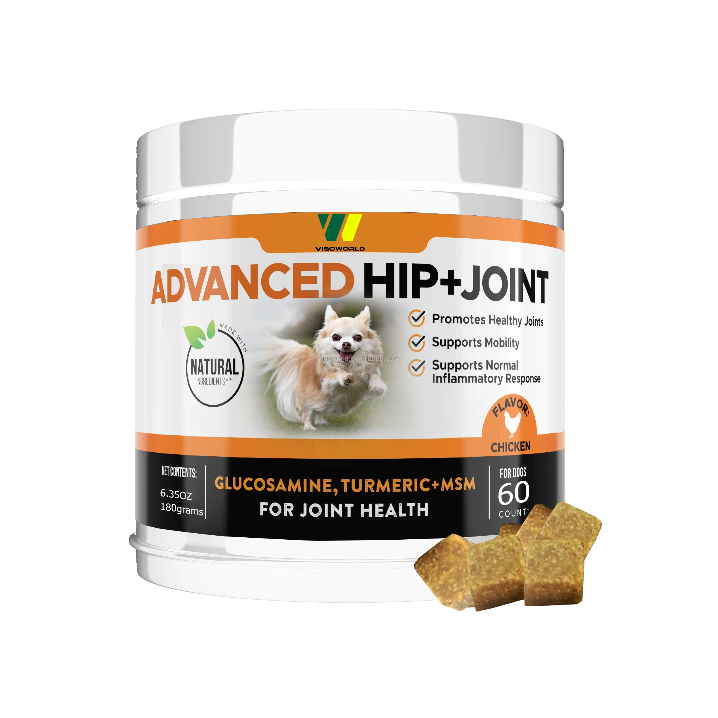 Natural Advanced Sustainable Formula Vitamin Probiotic For Dog Supplement Soft Chews Good At Hip Joint - Buy Private Label Oem Organics Natural Calming Cooling Down Cubic Shape Chews Dog Joint ...