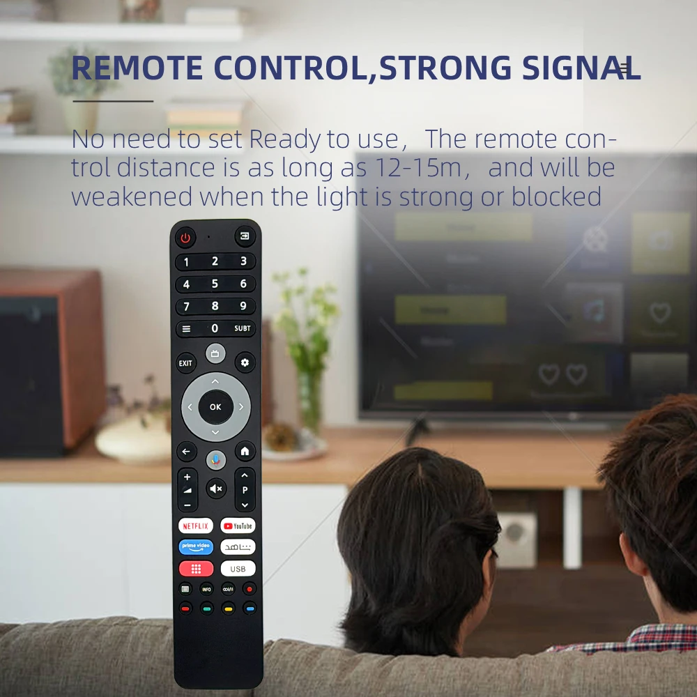 Factory OEM ODM Voice Remote Control for TCL Chiq Smart TV L32H7G L32H8CG L40H7G U43H7C Support Customization