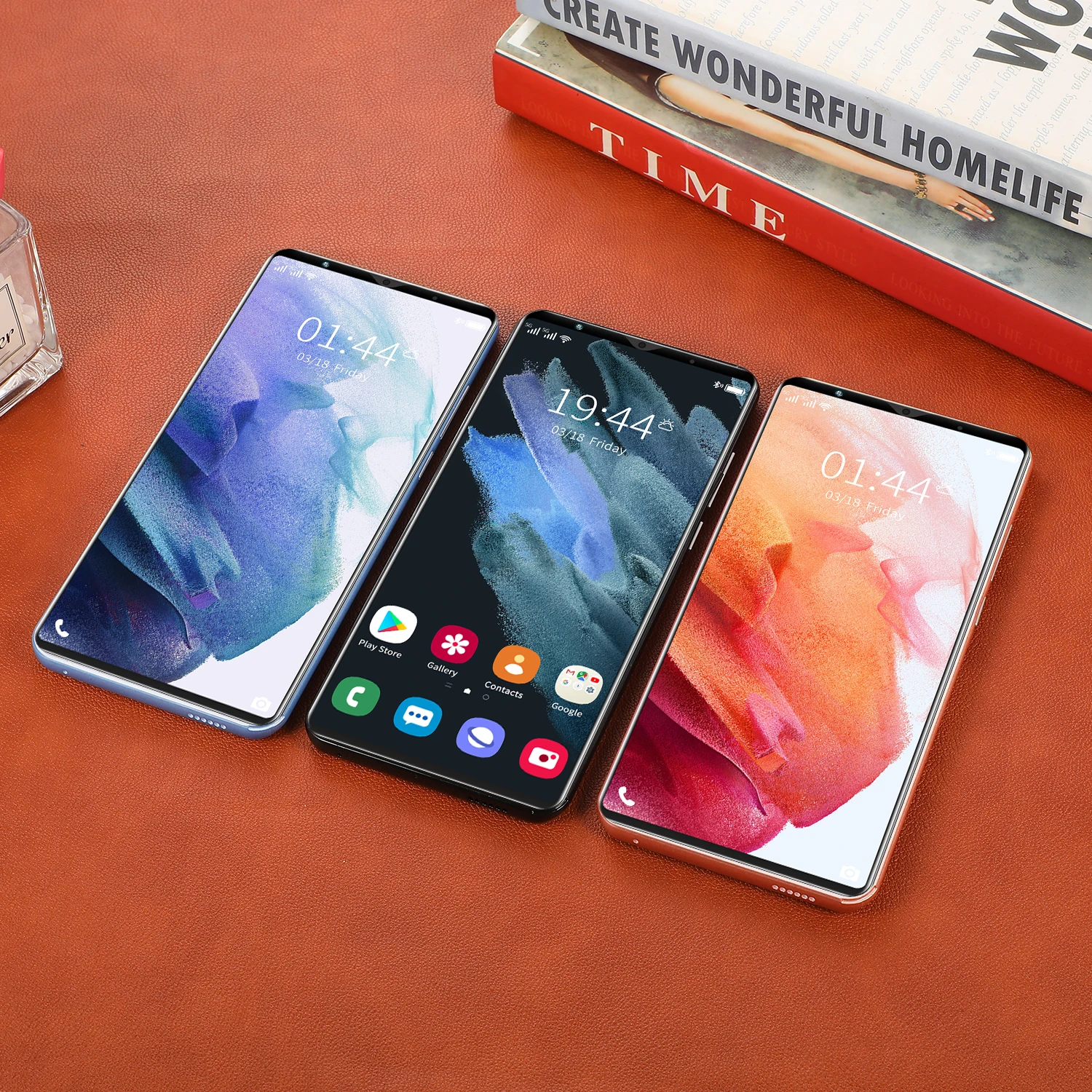 Смартфон S21 Ultra, 6,38 дюйма, 5000 мАч, две sim-карты, 24 + 48 МП, 12 + 512 ГБ