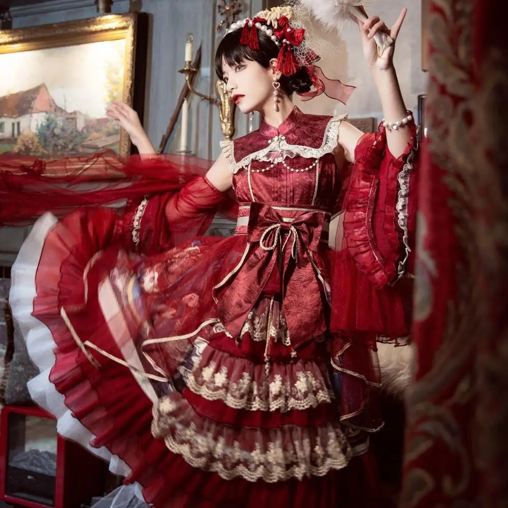 Amazon.com: WFelcia Girl Nezuko Dress Demon Square Neck Dress Casual School  Dress Playwear Costume Dress Up : Clothing, Shoes & Jewelry