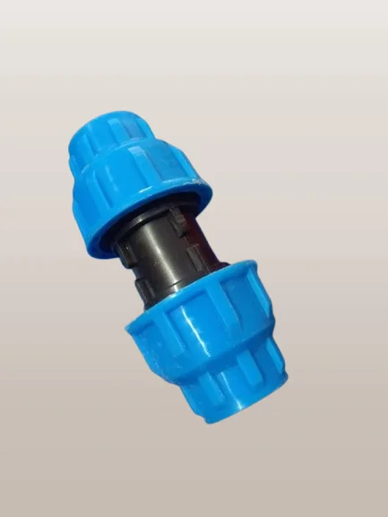 Most Selling PP/PE Compression Pipe Fitting End Coupler 32mm for Agriculture Available at Affordable Price