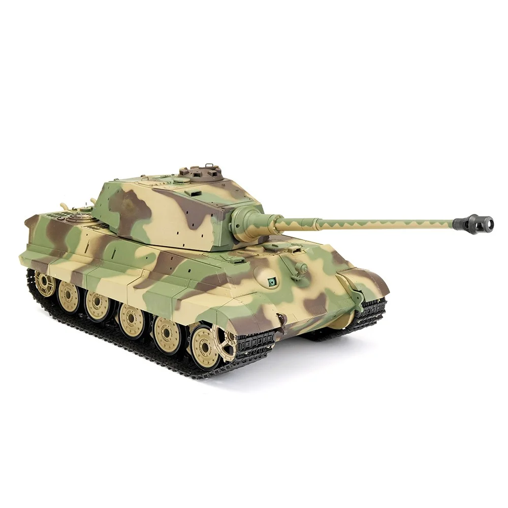 Heng Long RC Tank for Adults 1:16 2.4ghz German Tiger King Henschel Remote  Control Tank Model (320-Degree Rotating Turret) RC Army Tanks Military  Vehicles Toys Gifts for 14+ Boys : : Toys