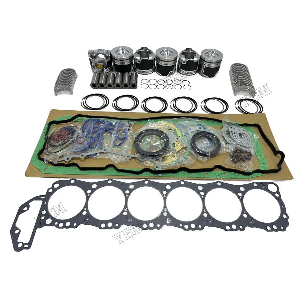 J08E JO8E Overhaul Rebuild Kit for Hino Engine 238 268 338 Medium Duty Truck 2