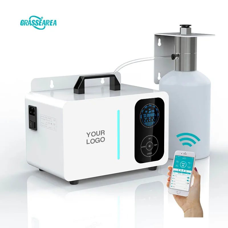 Air Freshener Essential Oil Diffuser with HVAC System Professional Waterless Automatic Diffuser for Hotel Rooms Offices