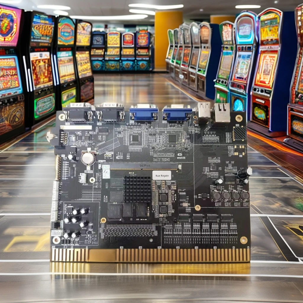 2024 Fusion6 Multi Game Board Machine Newest Popular Arcade with Coin Pusher 110v Coin Payment Electronic Slot for Game Centers