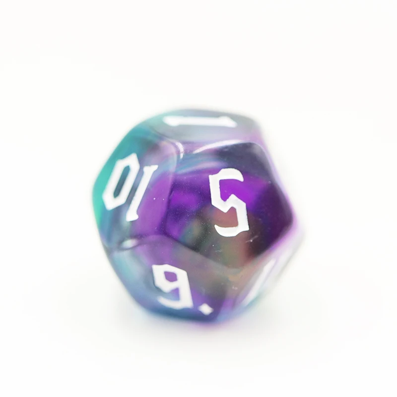 High Quality D&D Polyhedral Custom Acrylic Borad Game Dice details