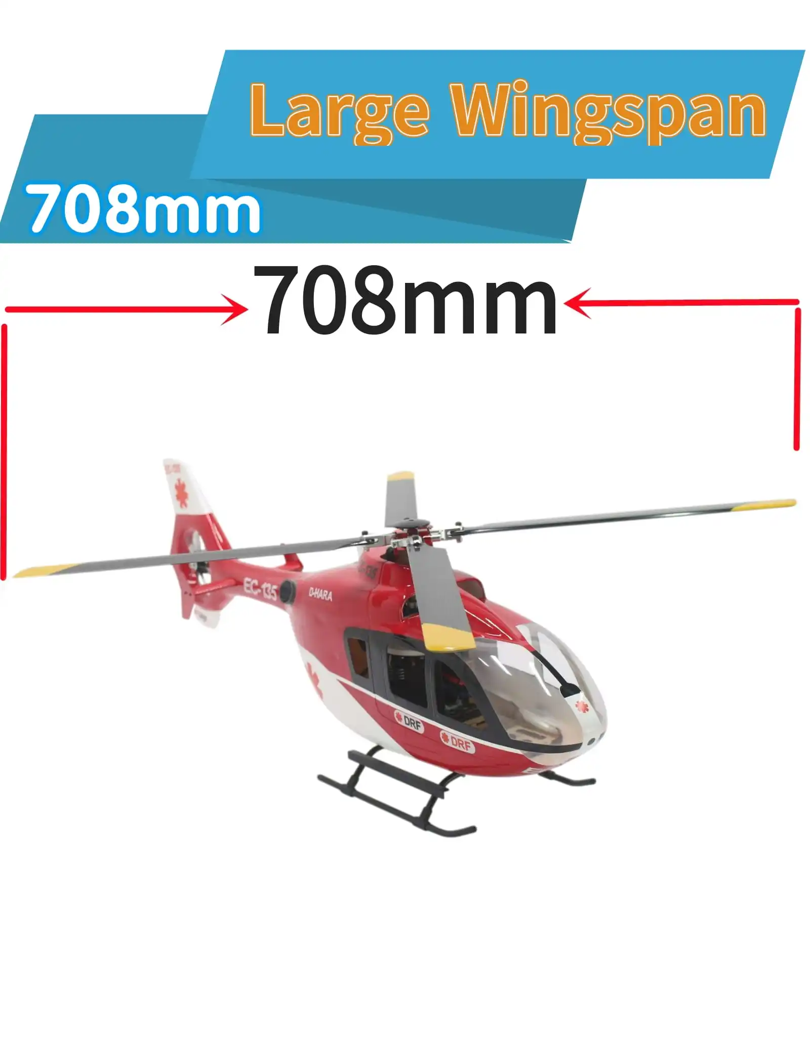 FLISHRC Roban FL450 EC135 450 Size Helicopter Scale 6CH RC Helicopter GPS  with H1 Flight Controller BNF not FLY WING| Alibaba.com