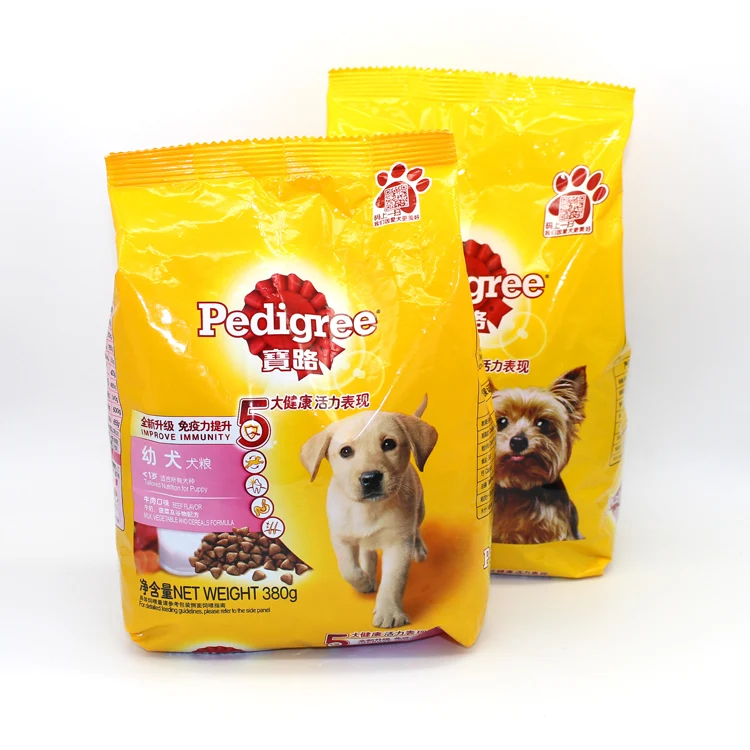 Wholesale Customized 1kg 2kg 5kg Flat Bottom Dog Treat Pet Food