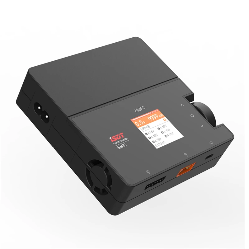 
ISDT 608AC AC 60W DC 200W 8A BattGo умное зарядное устройство разрядник со съемным блоком питания 