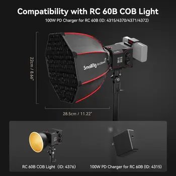 SMALLRIG Mini Parabolic Softbox RA-D30 29cm Quick Release - 4358 detail image