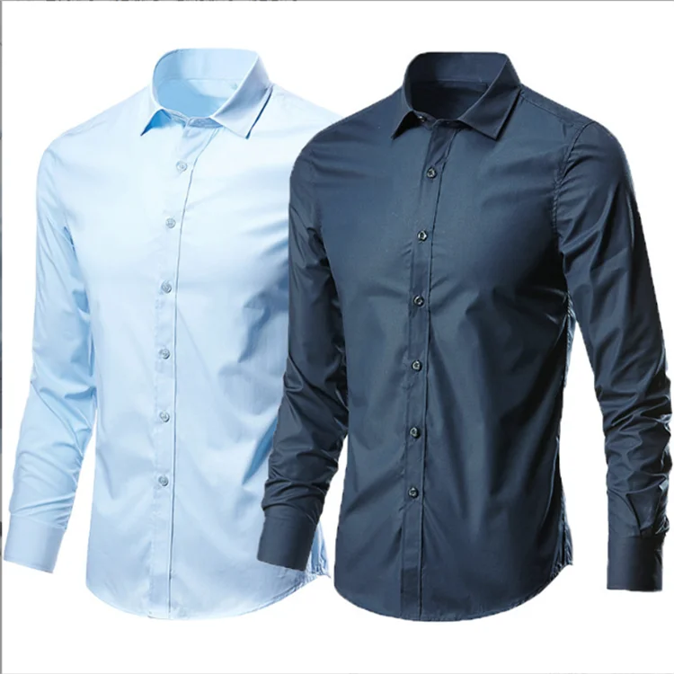 Non-ironing Business Is Decorated Professional Working Men's White ...
