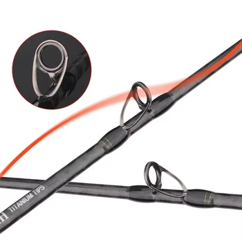 1.55m Ultralight Carbon Fiber Spinning Rod with Titanium Tip EGI Squid Jig Casting Cuttlefish Rod Featuring Eva Handle – Metal Jig – view 4