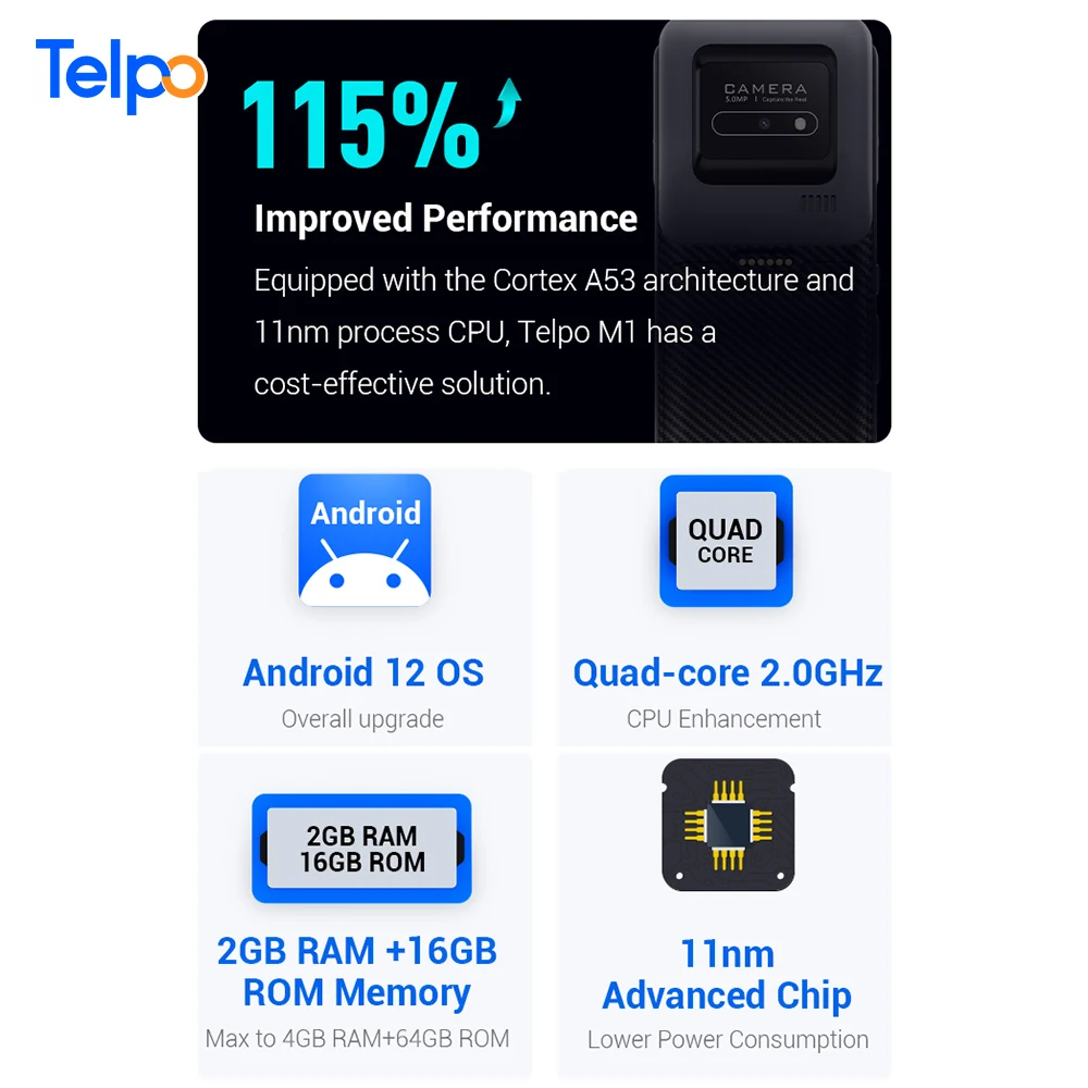 Telpo Android 12 Smart Mobile Takeaway Handheld Pos Terminal with Nfc Reader 6 Inches Screen with Ticket