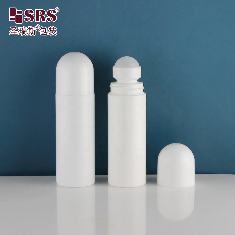 90ml 3oz Empty Roller Ball Deodorant Roll on Bottle Custom Pain Relief Gel Applicator Container