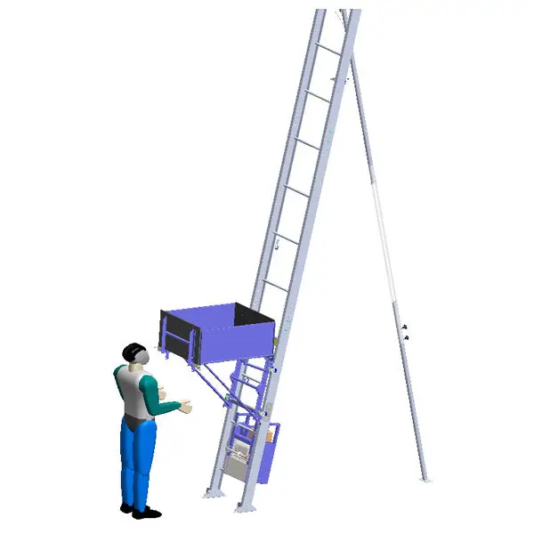 Alum Ladder Elevator Multi-Function Basket Lift Electric Scaffold Lift Hoist Lift for Material Handling