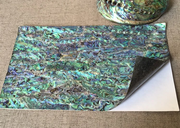 2019 Flexible NZ Abalone Shell Laminate Self Adhesive Sticker Paper for Wall Paper Furniture Inlay Guitar Accessories