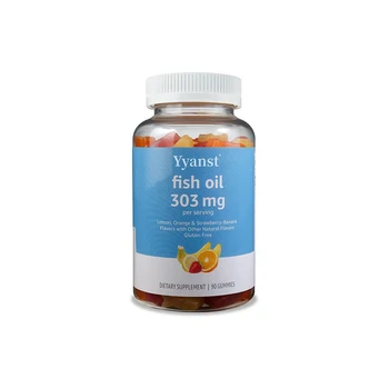 Private Label Enhance Memory Fish Oil Gummies Improve Joint And Muscle&Bones Health Promote Brain Health Gummy Candy