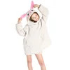 Children's gray rabbit thermal clothing