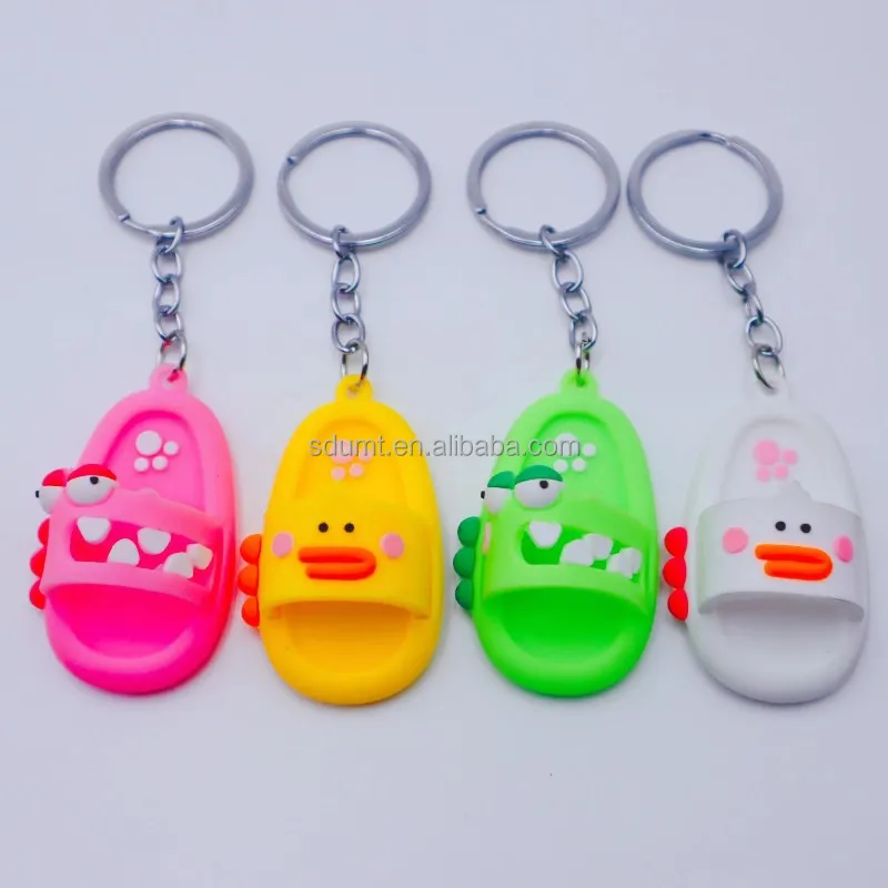 Bag Pendant Rubber Key Chain Mini Shoe Keychains Keyring For Bag