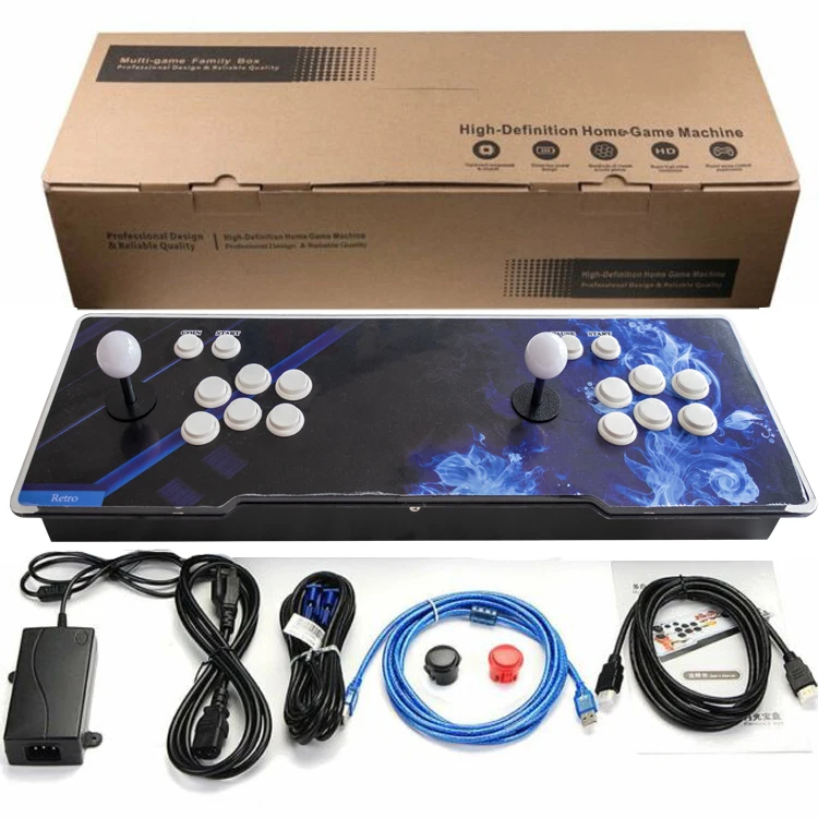 Multiplayer Customized Double Joysticks Video Game Console Arcade Box 4710 Games Classic Console