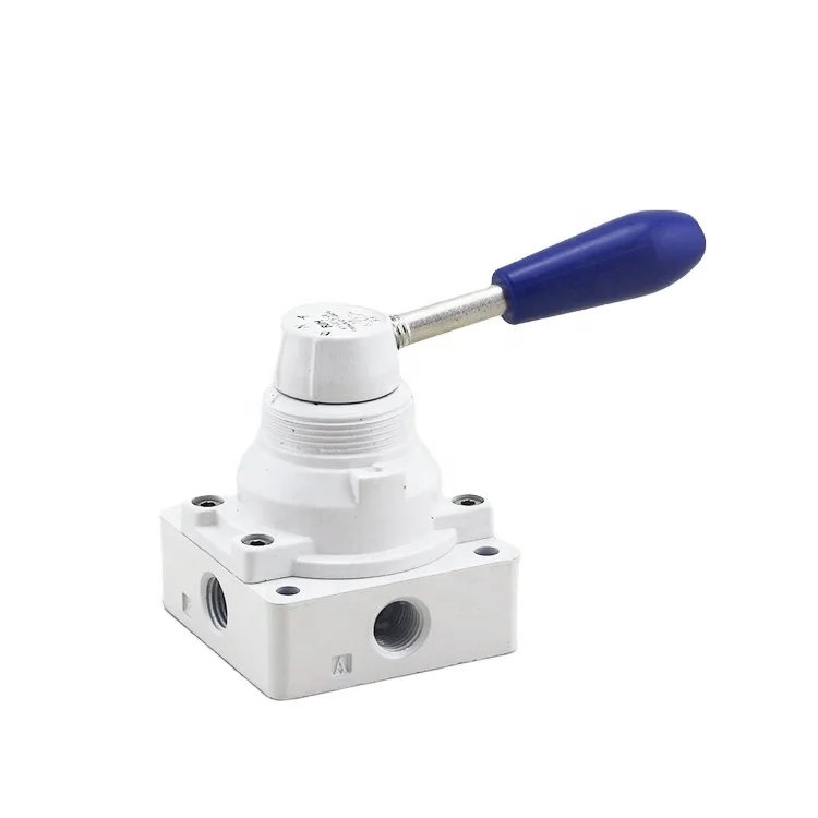 2/4 Way Pneumatic Hand Push Pull Manual Rotary Valve/Switch 4HV210-06/08 Port 1/8" 1/4" Th