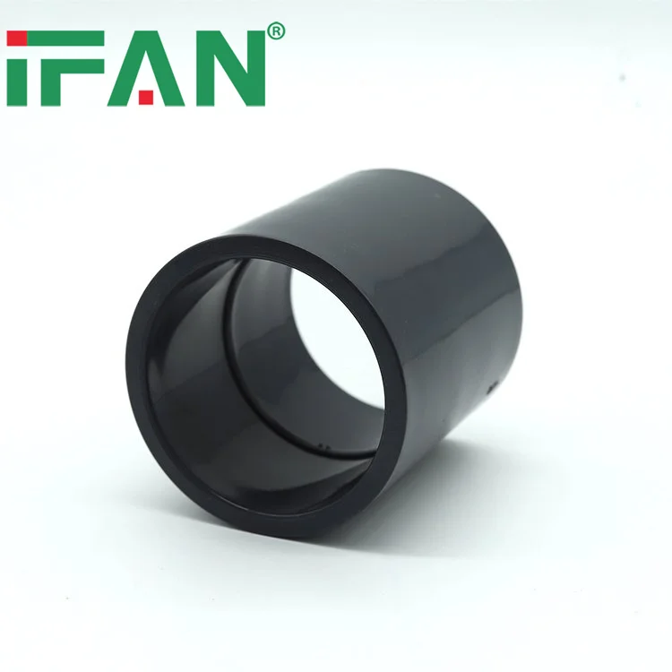 IFAN Factory PVC Fittings Reducing Socket 45 Degree Elbow Cap Socket Tee PVC-U Fittings 50-110mm UPVC Pipe Fitting