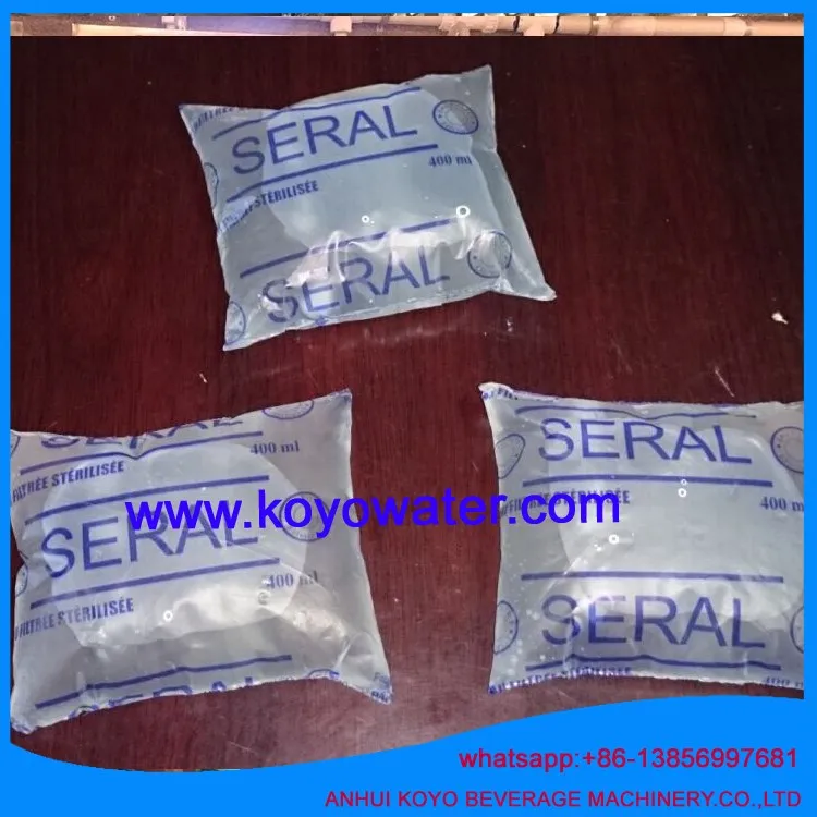 Complete Sachet Water Production Line with Free Necessary Spare Parts/KOYO Water Sachet Filling Machine