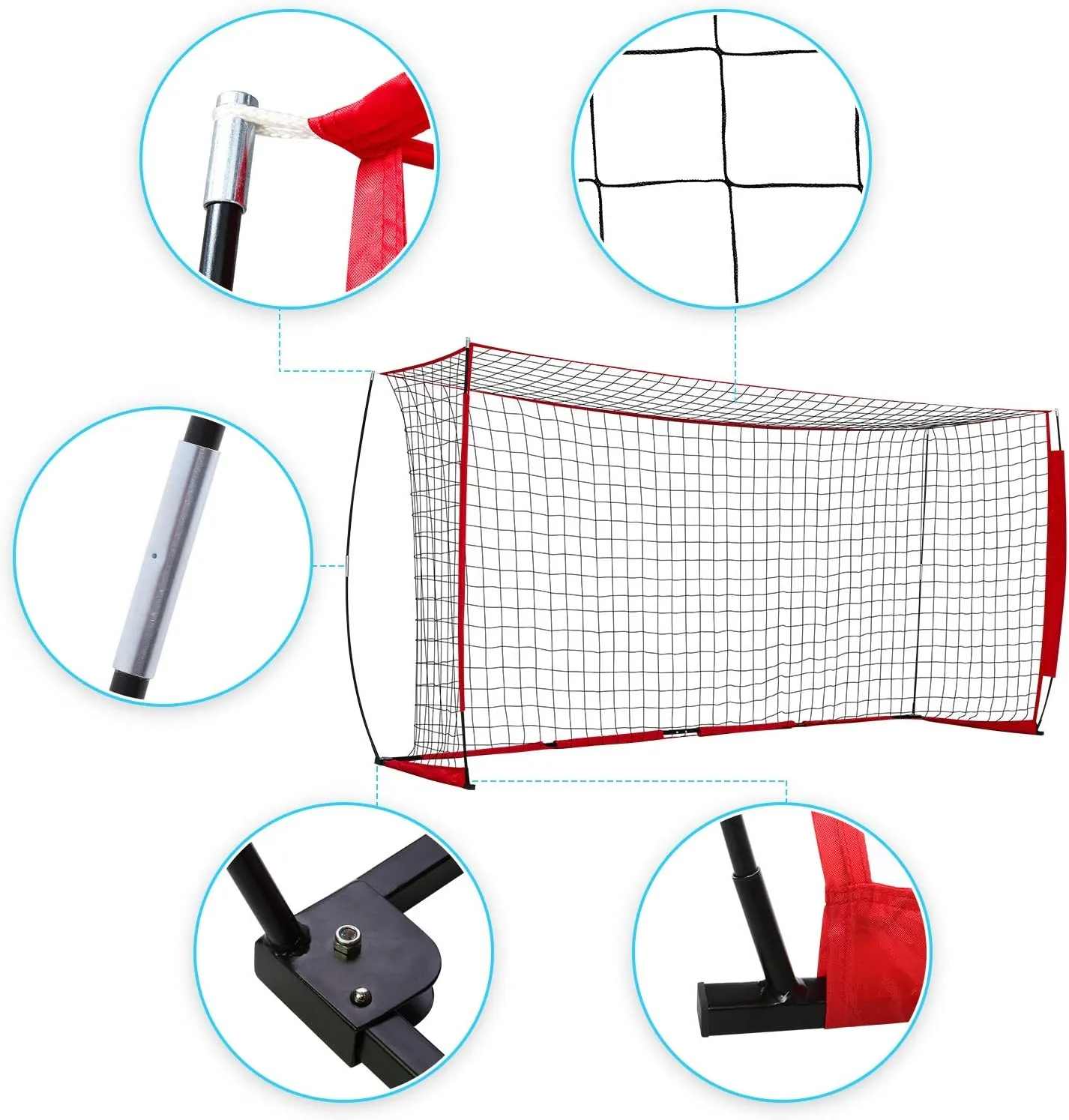 Stc01 Folding Soccer Training Goal Football Goal Nets,Soccer Net Goal