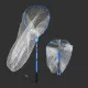 Blue 2-section folding single wire mesh bag