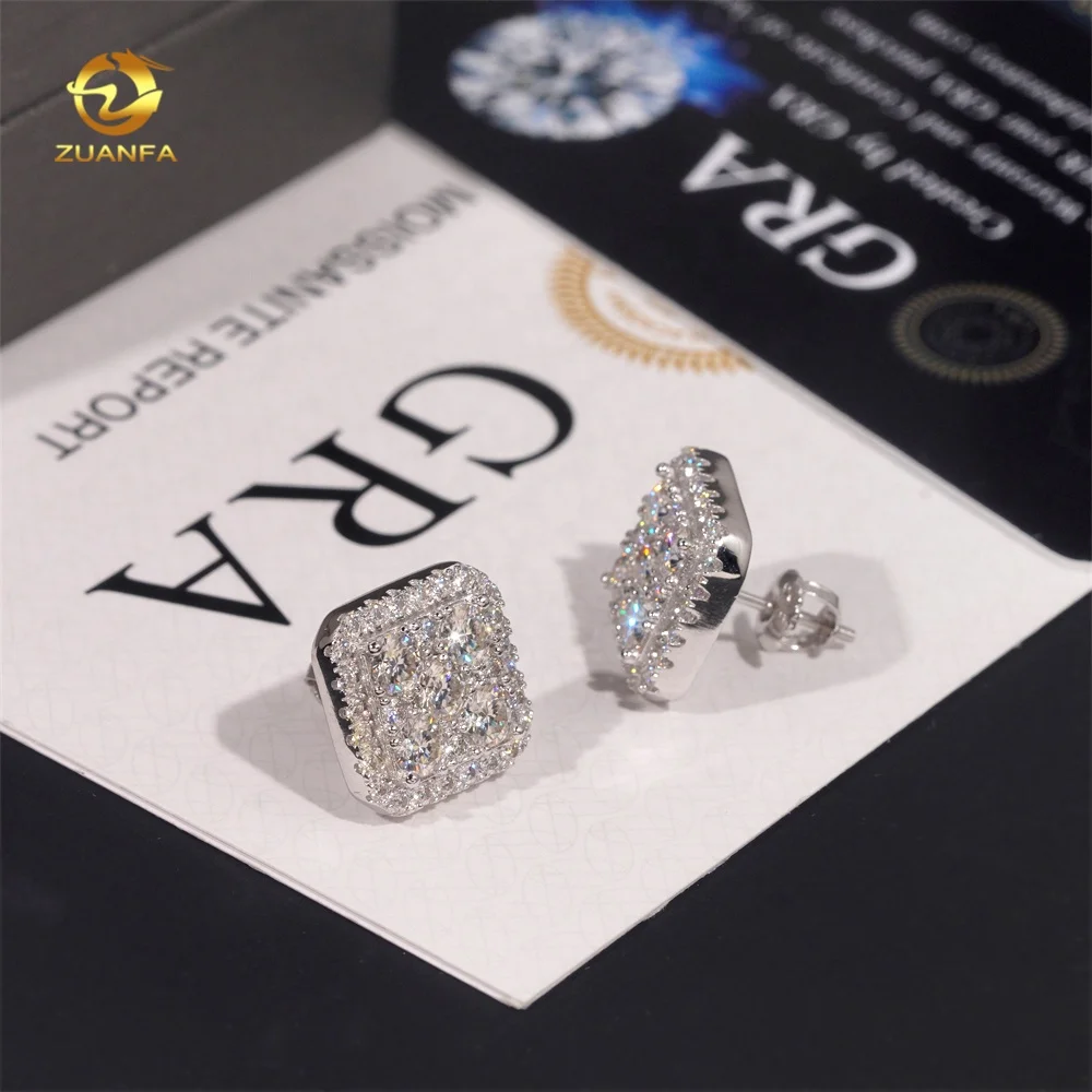 Orecchini Hip Hop Da Uomo E Da Donna, In Argento Sterling Orecchini Hip Hop Da Uomo E Da Donna, In Argento Sterling