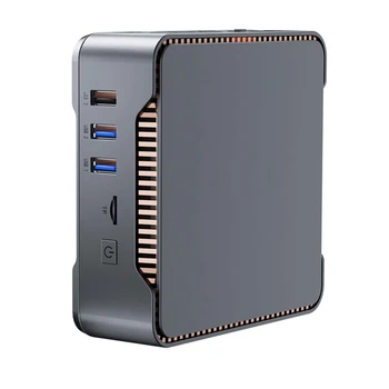 Soyeer Stock Promotional In-tel N3350 MINI PC AK7/GK3 PLUS DDR4 4G 64G SSD for Windows 10 Pro MINI PC case