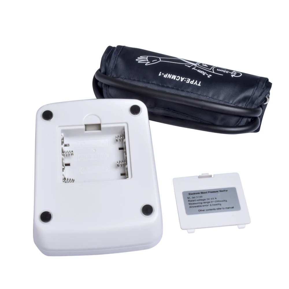 OEM Factory Professional Fully Automatic Tensiometer Digital Upper Arm Blood Pressure Monitor With Broadcast Can OEM Language
