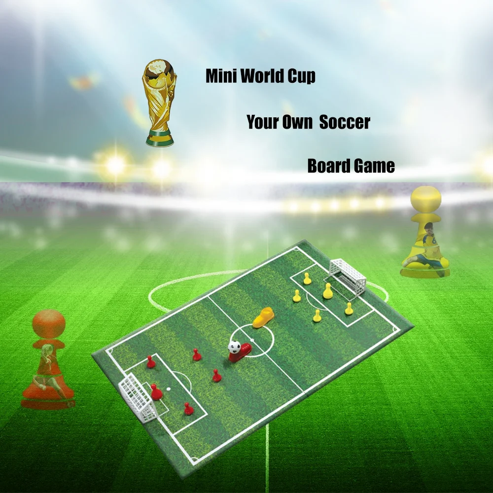 Mini Football  2 Player Fast-paced Kids Educational Intelligent Toys Finger Football Kits Flick Soccer Game