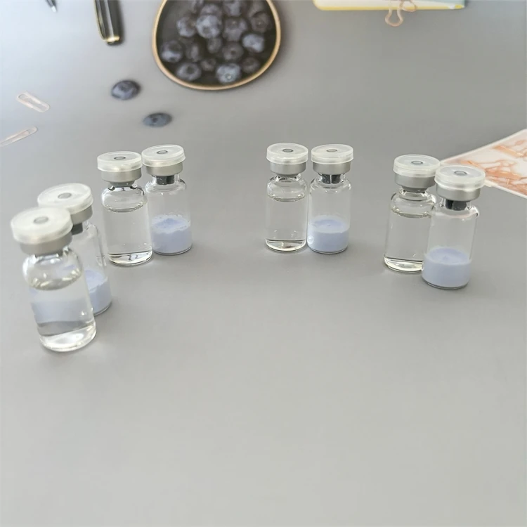Cosmetics Grade Ghk-cu Peptide AHK-CU Peptide Powder Blue GHK Copper  Peptide Ghk-cu