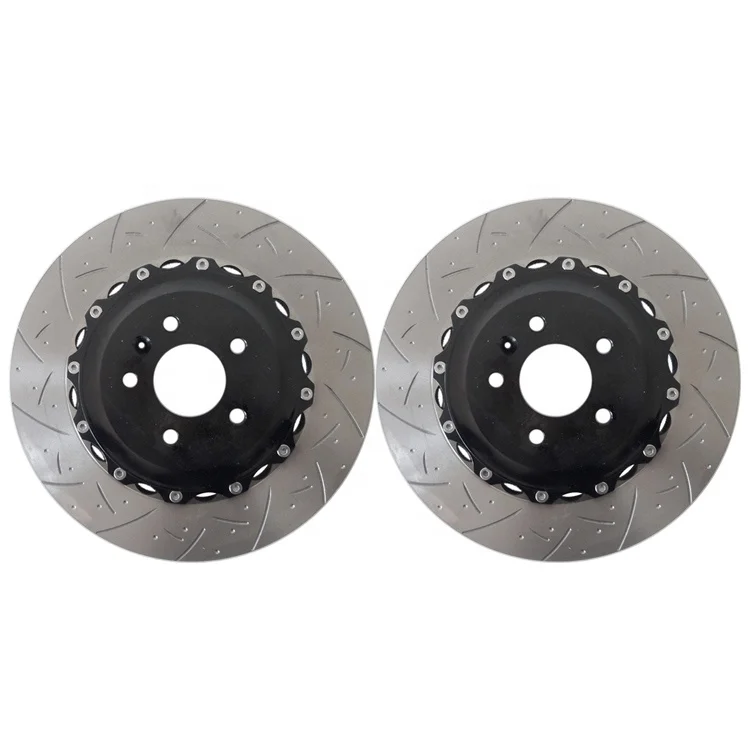 Drilled and Slotted Performance Floating Brake Disc for  Audi S6
