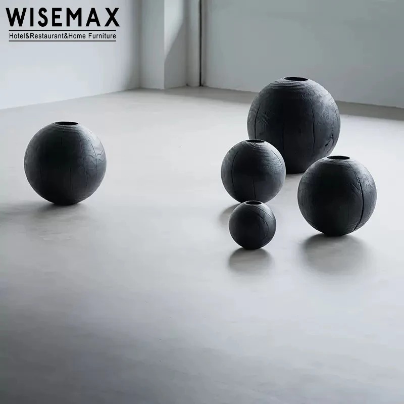 WISEMAX мебель светлая Роскошная домашняя напольная декоративная ваза для цветов ресторана деревянный стол