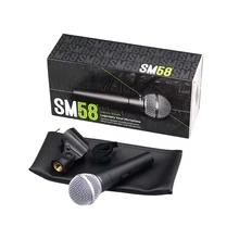 SM58S Karaoke Wired Microfone Cardioid Vocal Mic Dynamic Microphone Guangdong Singing Machine Microphone Smm107 Microfono Sm 58