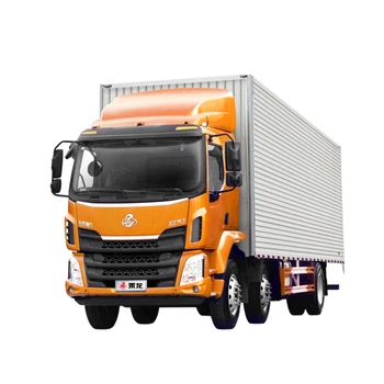 Used truck  dong feng dry mini box cargo box truck euro5 12 ton 4x2 van cargo truck  for express transportation deposit
