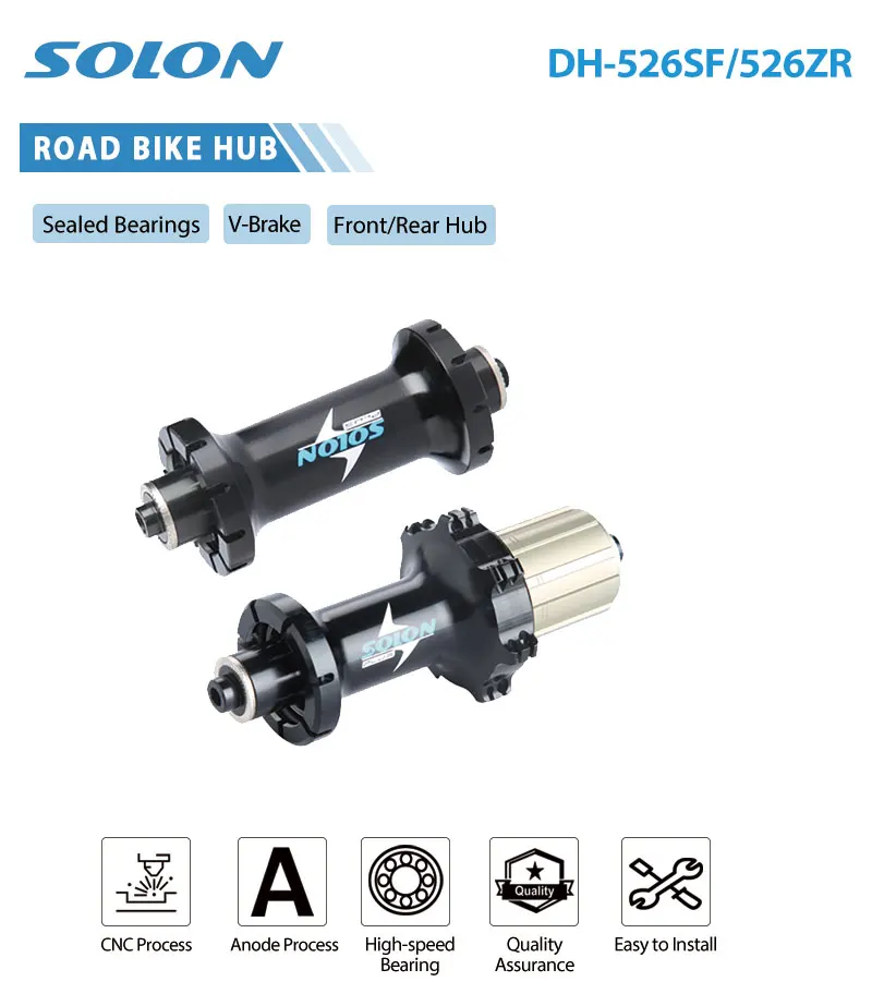 solon road bike hubs