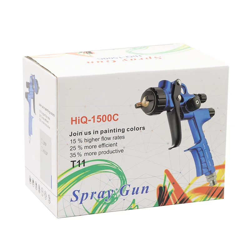 Quick Color Change System China Made 1.3 MM Nozzle OEM Automotive Gun Automotive Air Aar Paint Spray Gun