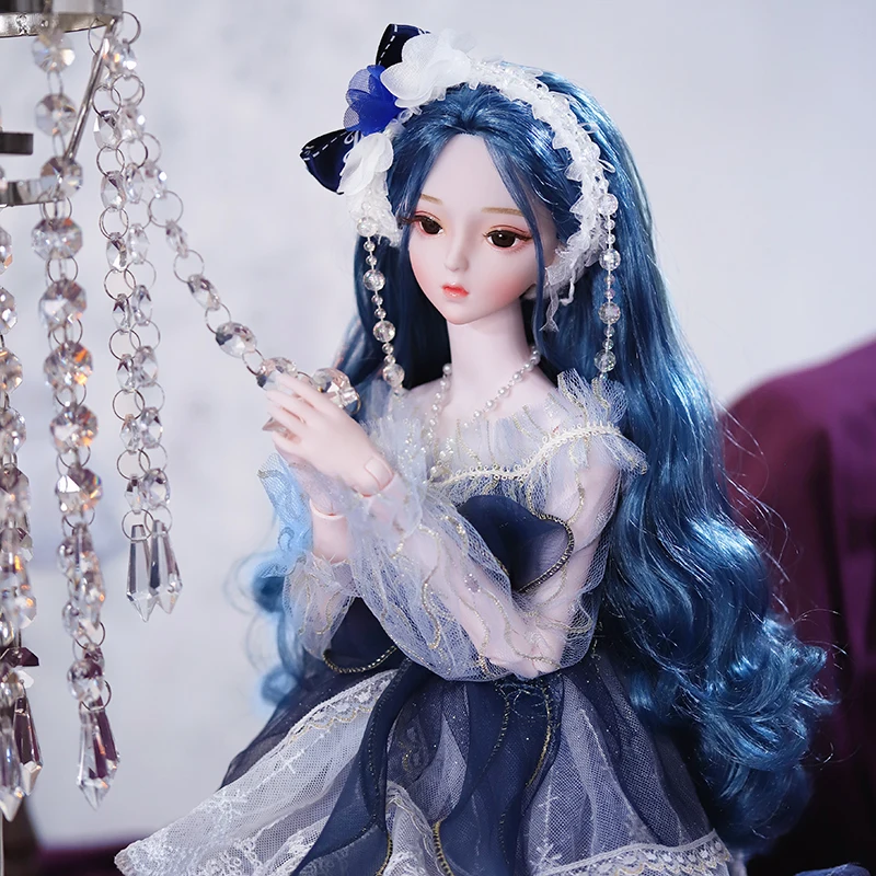 60cm BJD Doll 24 SD Doll + Maquillage + Yeux + Perruque Tresse 60cm BJD Doll 24 SD Doll + Maquillage + Yeux + Perruque Tresse