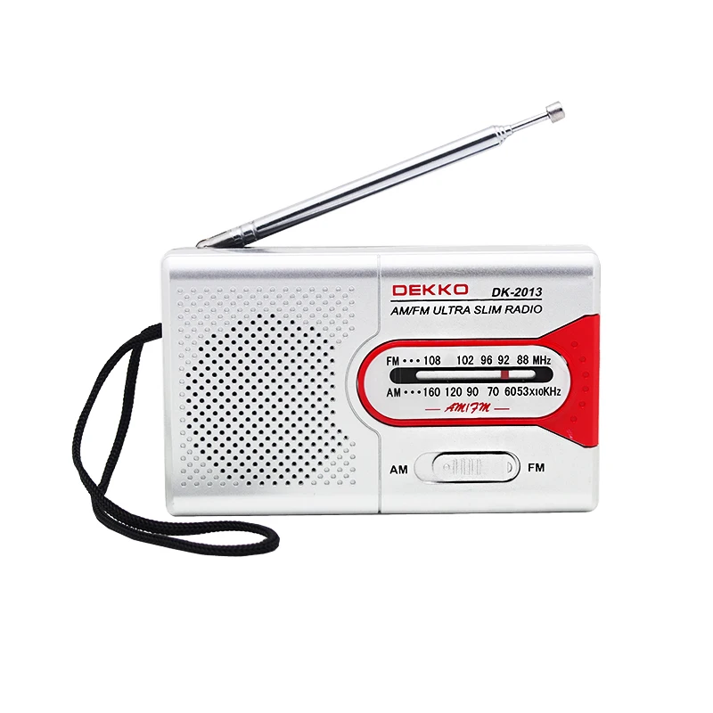Mini Portable Radio with DSP Chip FM AM On-the-Go Listening S/N 50dB