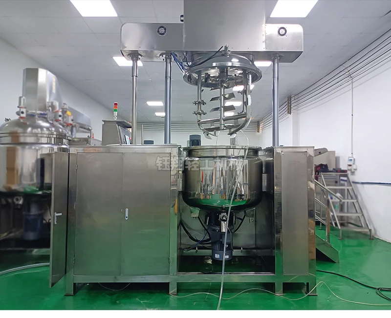 Vacuum Emulsifier Agitator Bottom Snail Slime Mayonnaise Homogenizer Beauty Cream Cosmetics Mixer Making Machine Reliable Motor